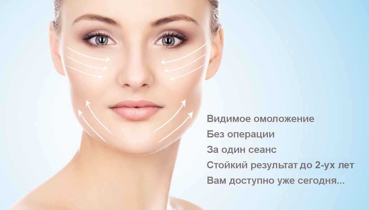 Преимущества безоперационного SMAS-лифтинга